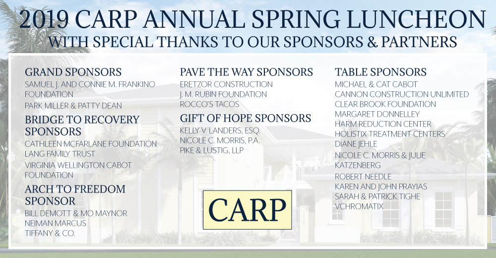 CARP 2019 Sponsors