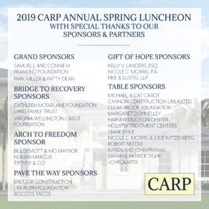 CARP 2019 Sponsors